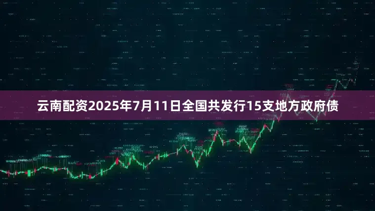 云南配资2025年7月11日全国共发行15支地方政府债
