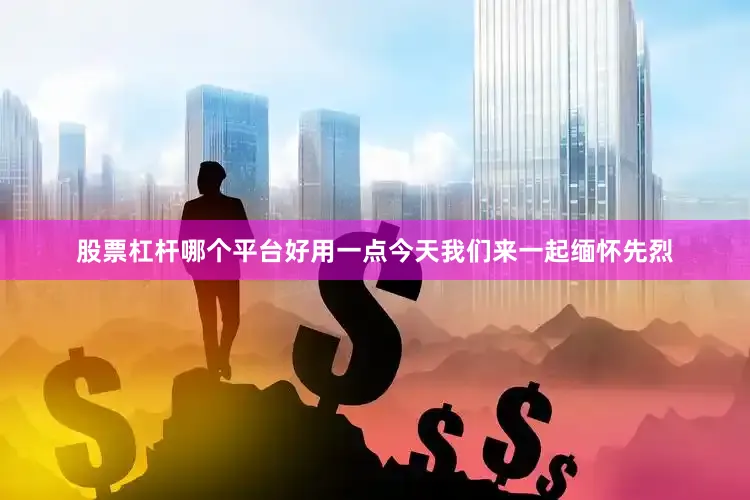 股票杠杆哪个平台好用一点今天我们来一起缅怀先烈
